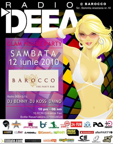 Glam House Party la Barocco Bar din Bucureşti