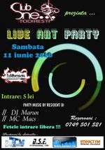 Live Art Party în Club One din Todiresti