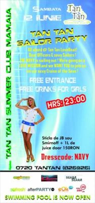 Sailor Party la Tan Tan Summer Club din Mamaia