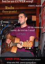 Concert Radu în Open Pub din Bucureşti