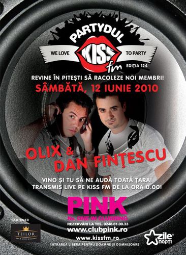 Partydul Kiss FM la Club Pink din Piteşti