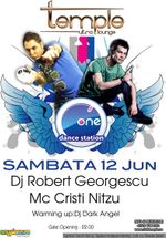 DJ Robert Georgescu & MC Cristi Nitzu în Club Temple din Bucureşti