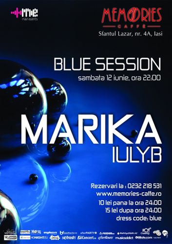 Marika în Memories Caffe din Iaşi
