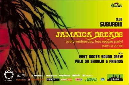 Jamaica Dreads în Club Suburbia din Bucureşti