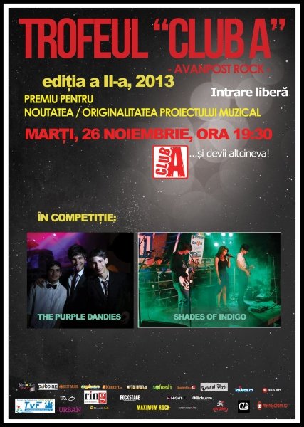 concerte-the-purple-dandies-shades-of-indigo-club-a-bucuresti