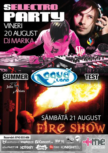 Seletro Party & Fire Show la Aqua Club din Focşani