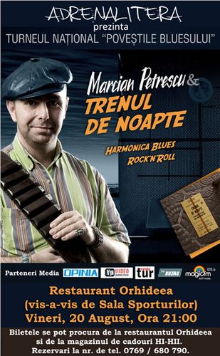 Concert Marcian Petrescu & Trenul de Noapte la Restaurant Orhideea din Buzău