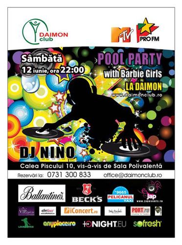 Pool Party la Daimon Club din Bucureşti